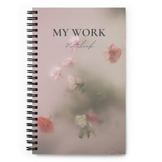 Spiral Flowerly Notebook